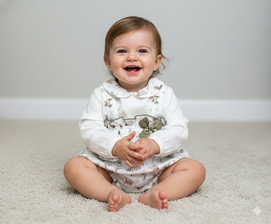 Conjunto Bebé Ranita y Blusa “Safari”